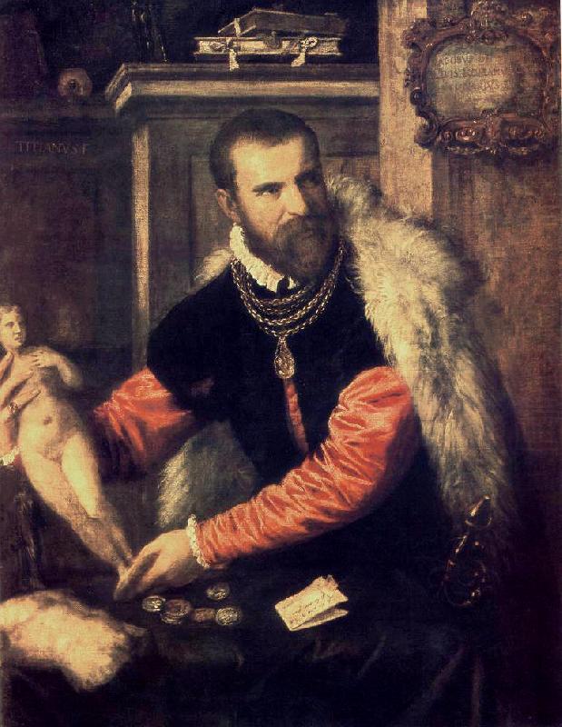 Portrait of Jacopo Strada wa r, TIZIANO Vecellio